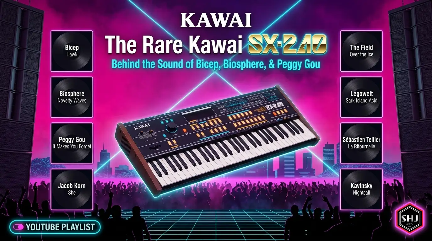 Synth Hunter Japan Youtube Playlist: The Rare Kawai SX-240: Behind the Sound of Bicep, Biosphere, & Peggy Gou