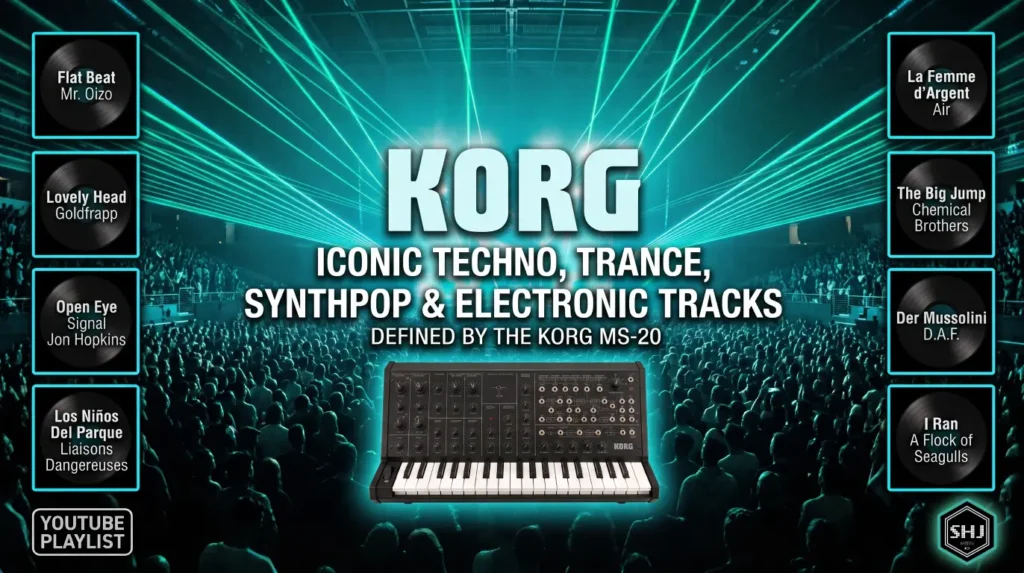 Synth Hunter Japan Youtube Playlist: Iconic Techno, Trance, Synthpop & Electronic Tracks Defined By The Korg MS-20