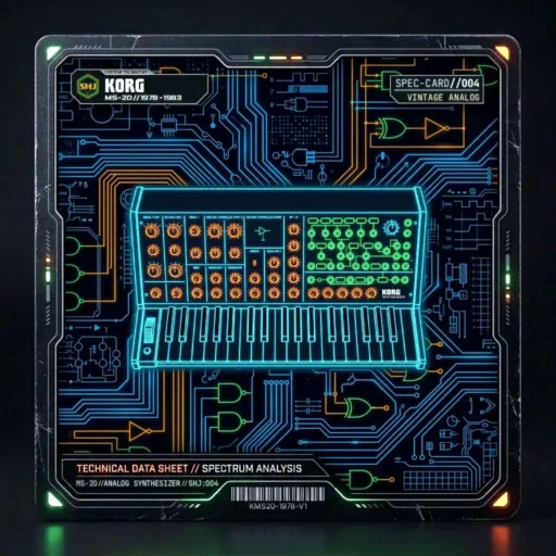 Korg MS-20 JDM Spec Card