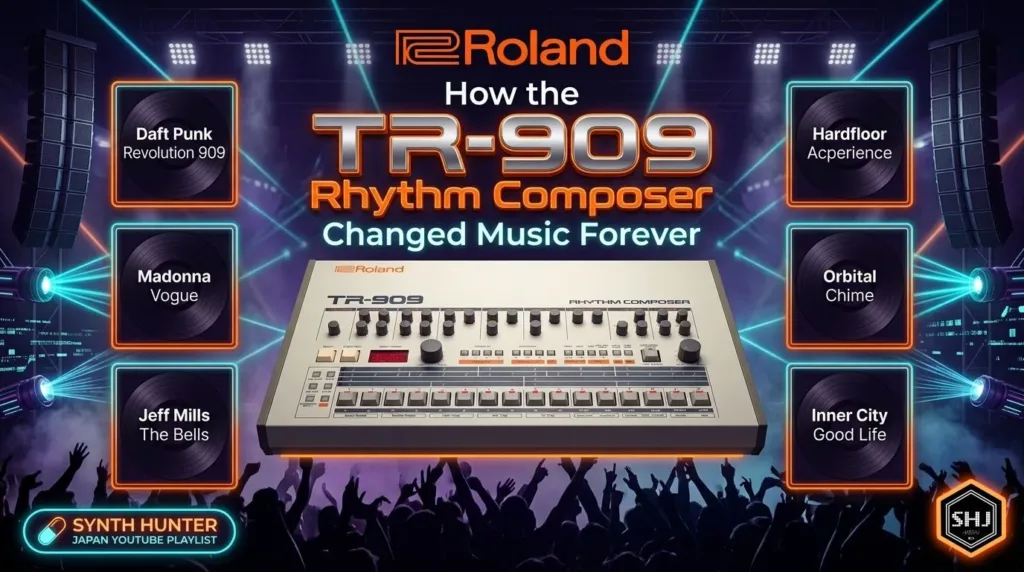 Synth Hunter Japan Youtube Playlist: Iconic Pop, Rock, and R&B Songs Defined by the Roland Jupiter-8 Sound