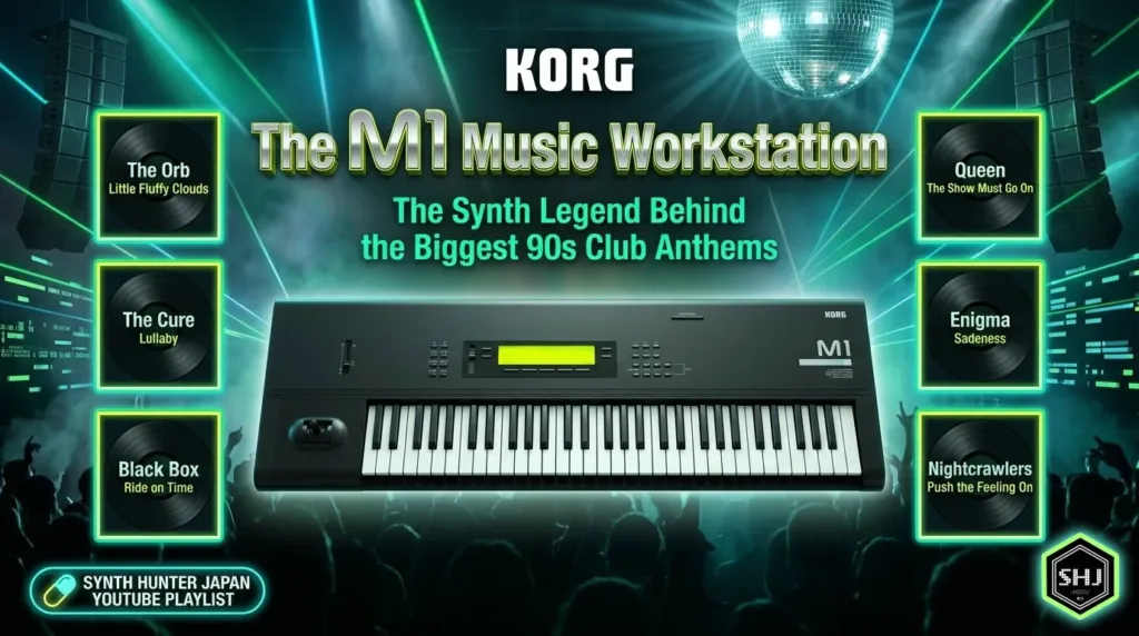 Korg M1 Music Workstation Youtube Playlist Banner 16:9