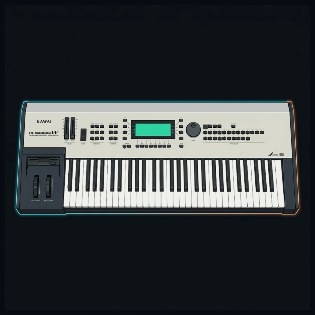 Kawai K5000W Front